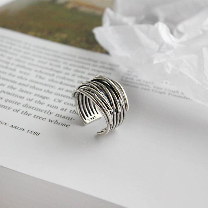 TAYLOR | ELEGANT LAGERAD SILVER RING