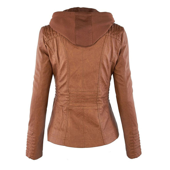 Laluna® Leren Damesjas i veganskt läder, elegant och funktionell design.