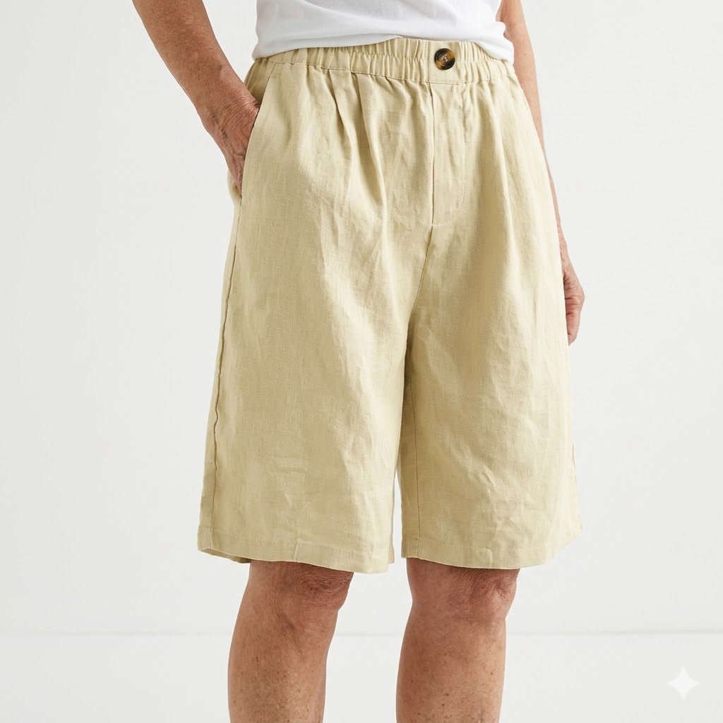 Wandeline™ | Vida Elastisk Midja Naturlig Sommarkomfort Shorts