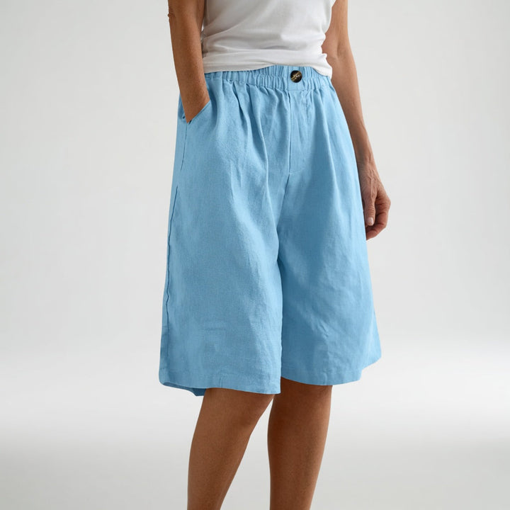 Wandeline™ | Vida Elastisk Midja Naturlig Sommarkomfort Shorts