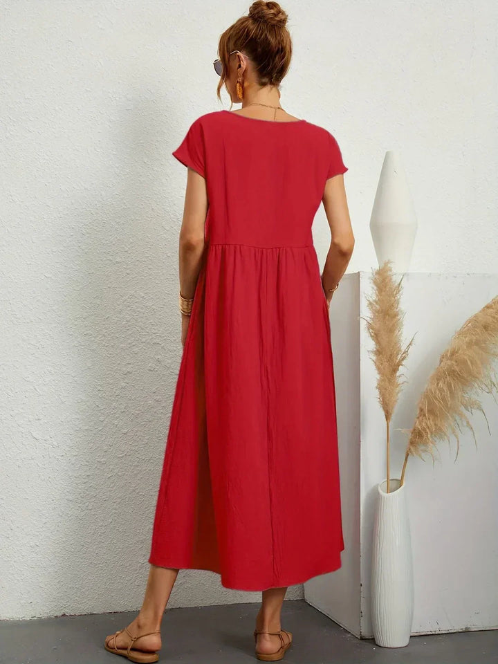 Gabrielle™ | Flytande Midi Tidlös Elegansklänning