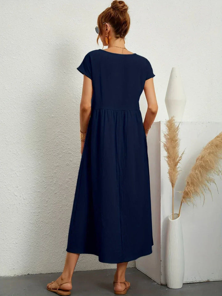 Gabrielle™ | Flytande Midi Tidlös Elegansklänning