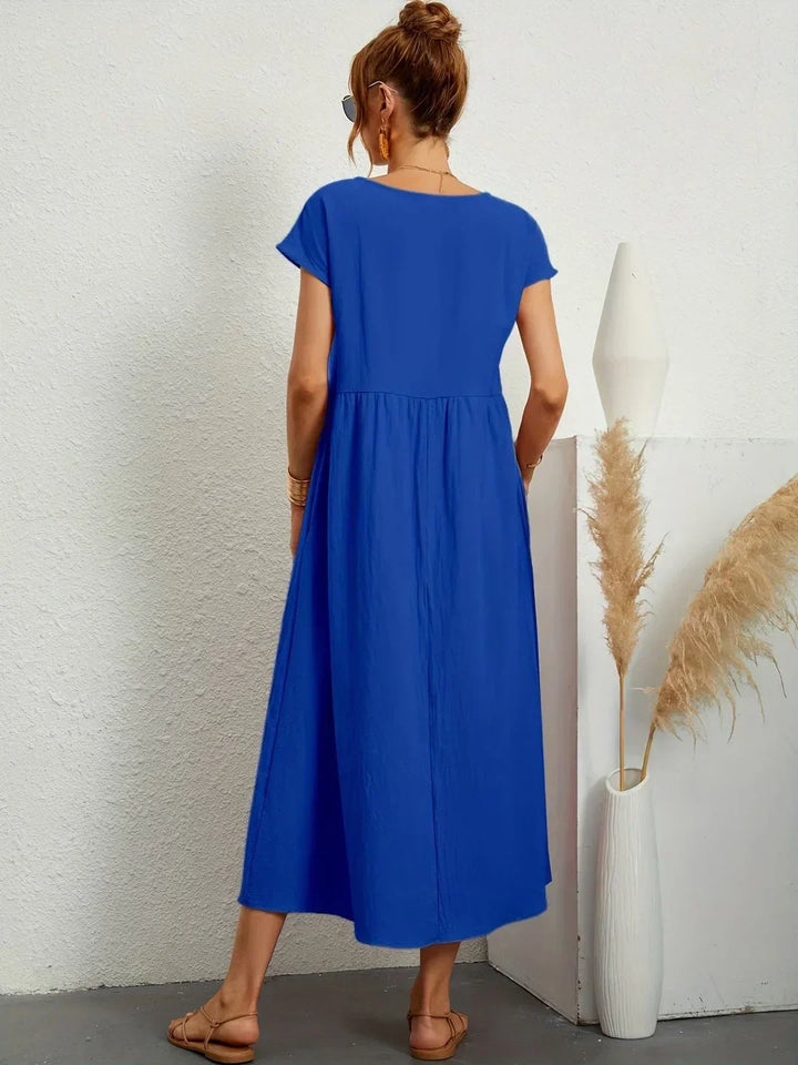 Gabrielle™ | Flytande Midi Tidlös Elegansklänning