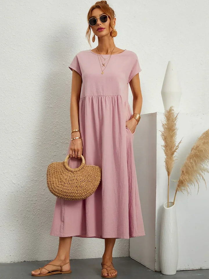 Gabrielle™ | Flytande Midi Tidlös Elegansklänning