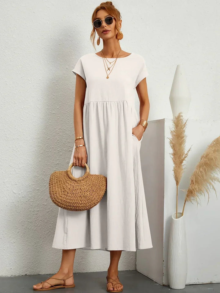 Gabrielle™ | Flytande Midi Tidlös Elegansklänning