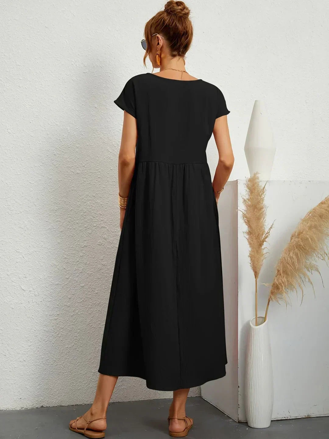 Ursina™ | Flytande Midiklänning