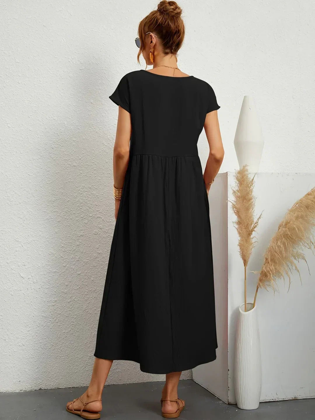 Gabrielle™ | Flytande Midi Tidlös Elegansklänning