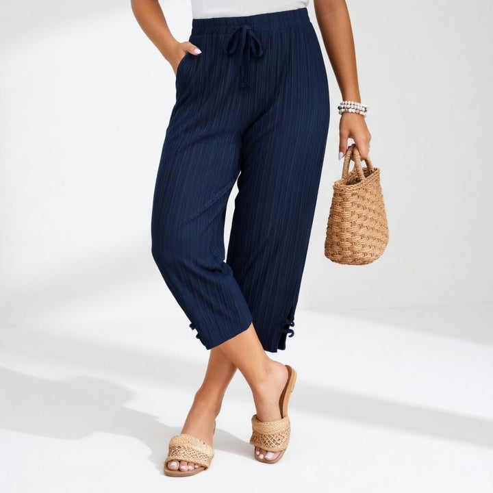 Lauréline™ | Elegant Bekväm Flytande Sommarbyxor