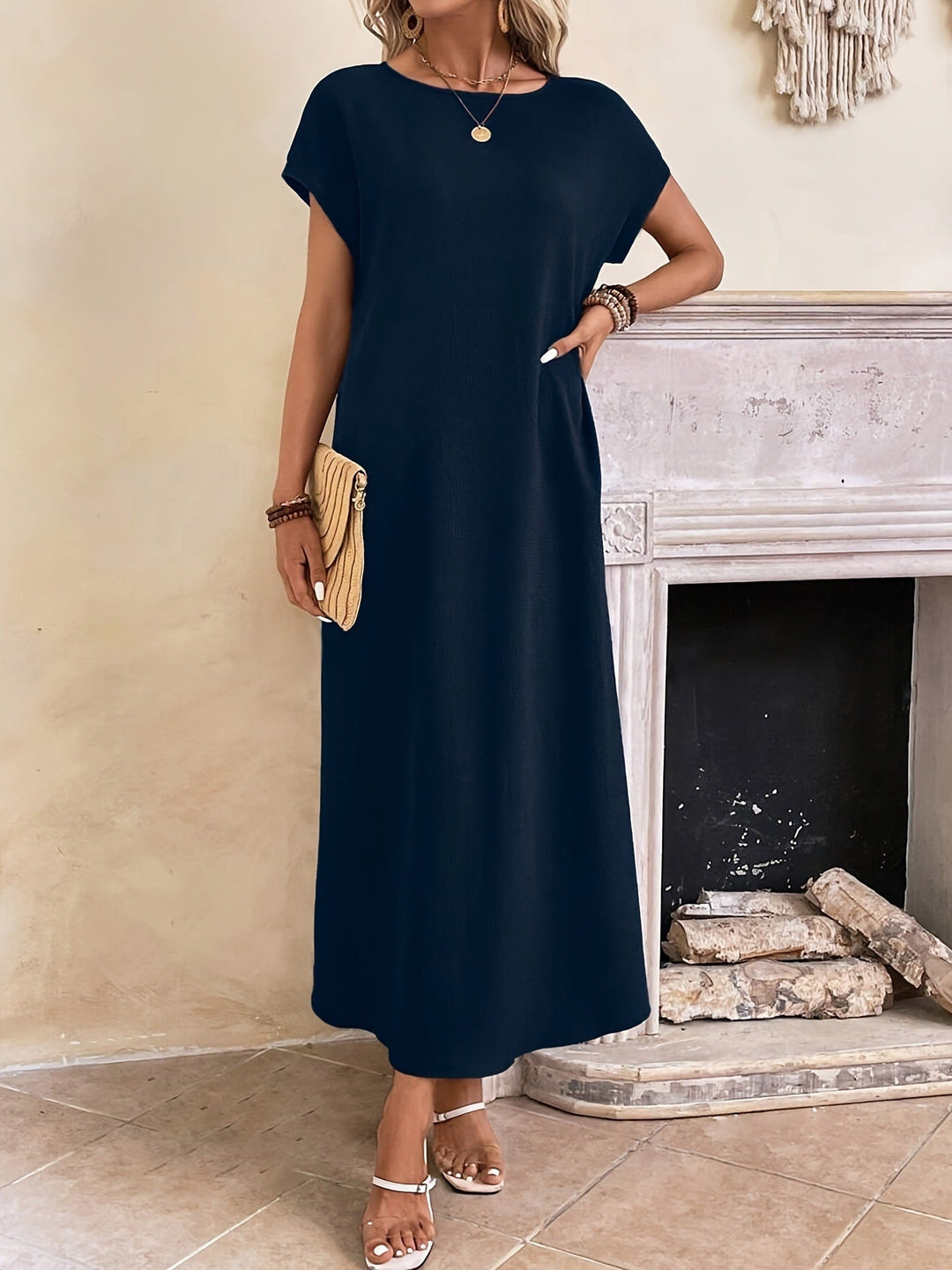 Margaux™ | Elegant Minimalistisk Lång Klänning