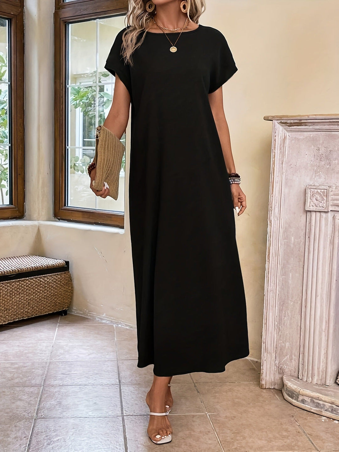 Margaux™ | Elegant Minimalistisk Lång Klänning