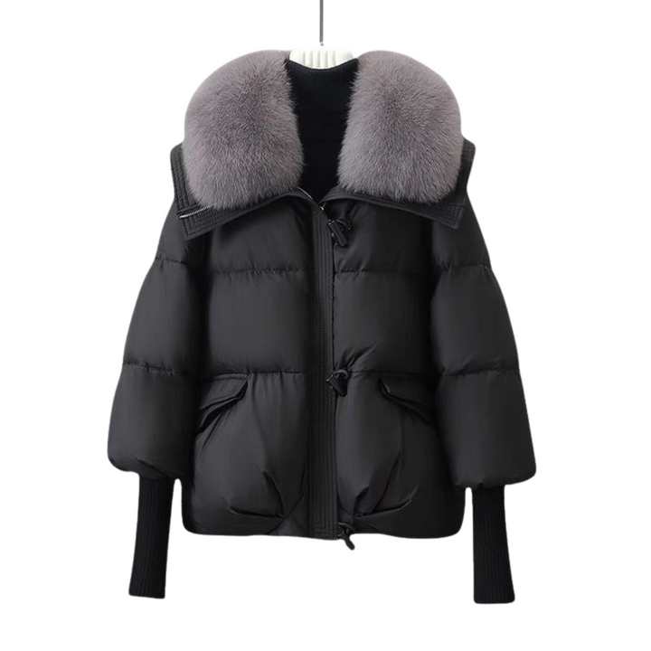 Laluna® Winter Donsjas med lyxig bontkrage