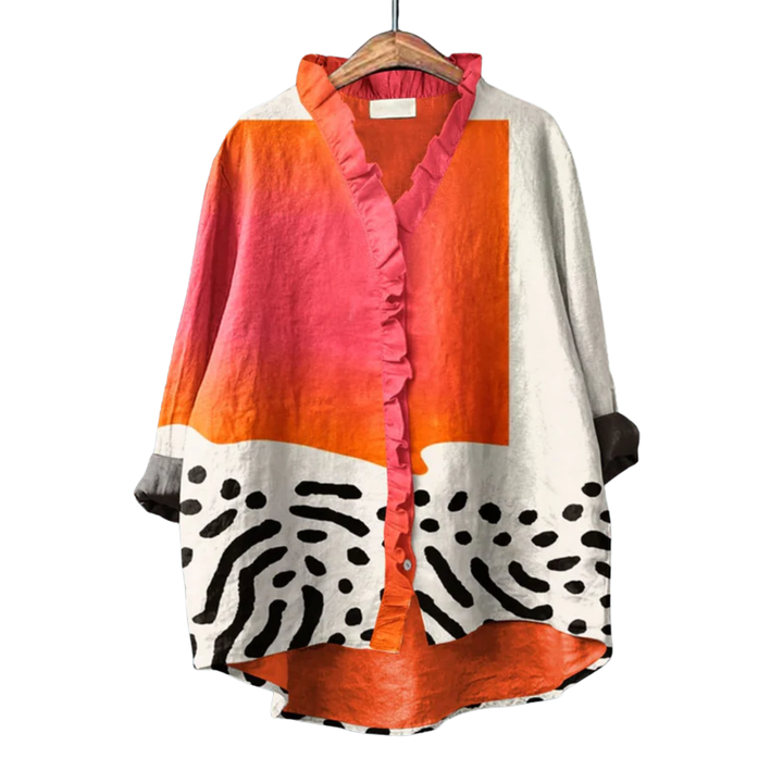 Rowena™ | Artistiskt Tryck Sommarblus