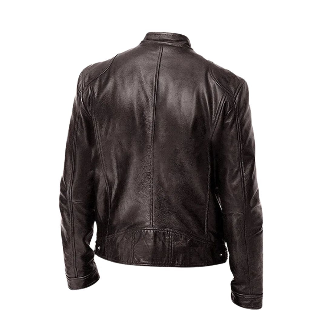 Laluna Casual Leren Jack i högkvalitativt läder, stilren design.