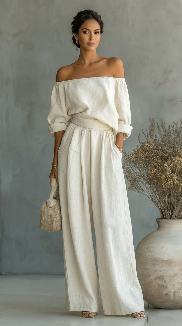 Arabella | Exklusiv outfit med linnelook för en stilfull sommar