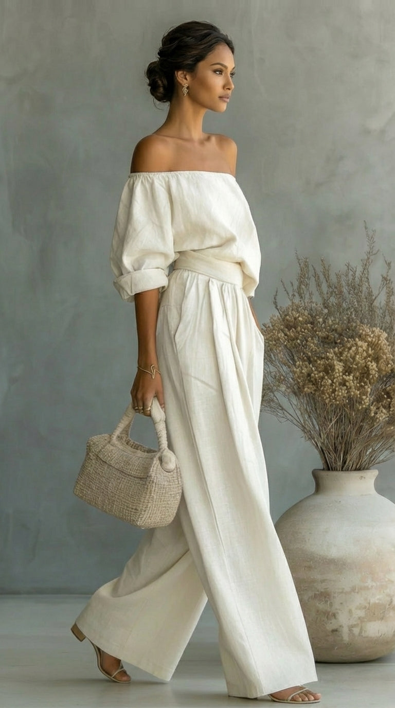 Arabella | Exklusiv outfit med linnelook för en stilfull sommar