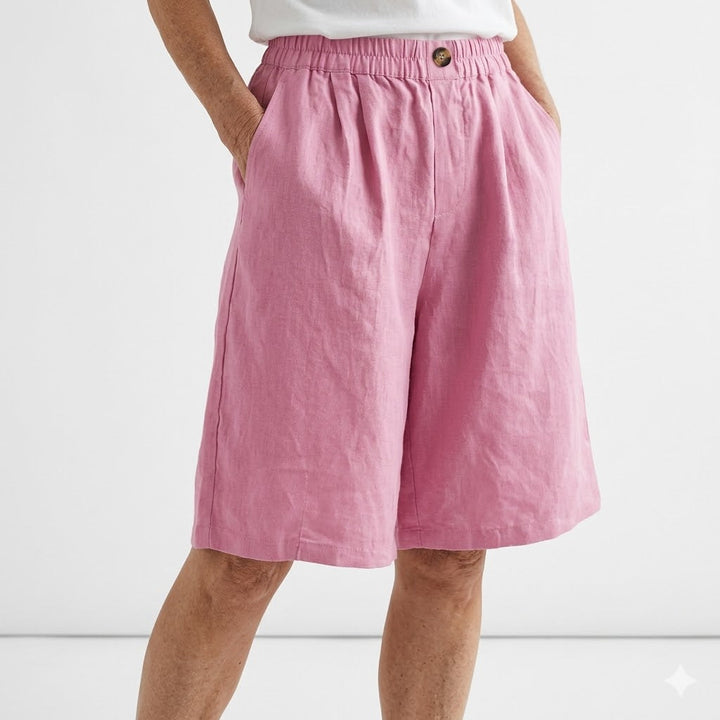 Wandeline™ | Vida Elastisk Midja Naturlig Sommarkomfort Shorts