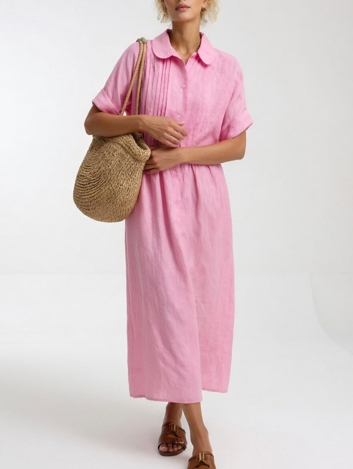 Lysandra™ | Flytande Sommar Skjortklänning