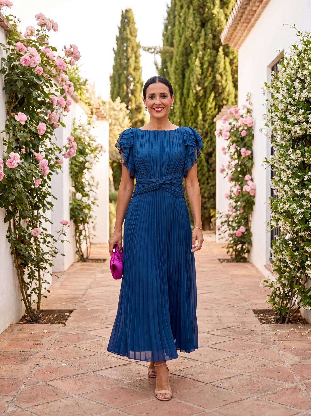 Selena Elegant Klänning i Förfinad Tyll – Maison Claire et Sylvie