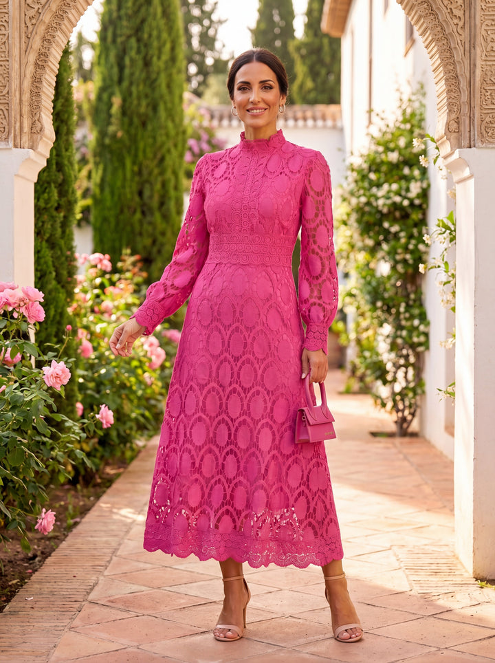 Carmona Elegant Sidenklänning – Maison Claire et Sylvie