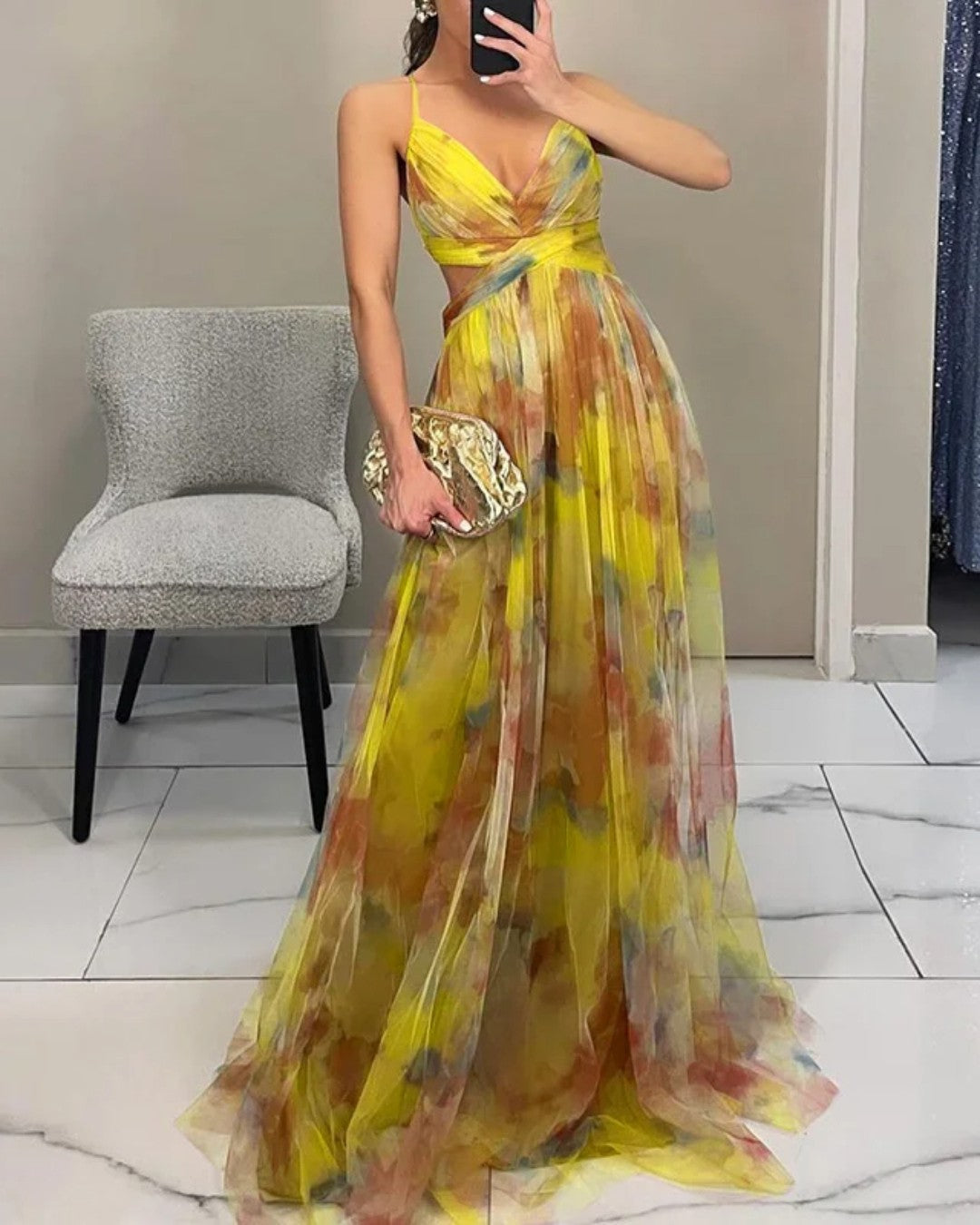 Marbella Elegant Sidenklänning – Maison Claire et Sylvie
