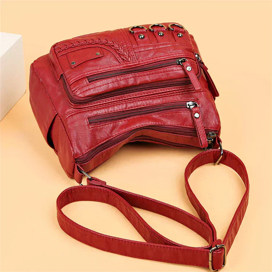 Lilith - Tidlös Multi-Lager Crossbody Väska