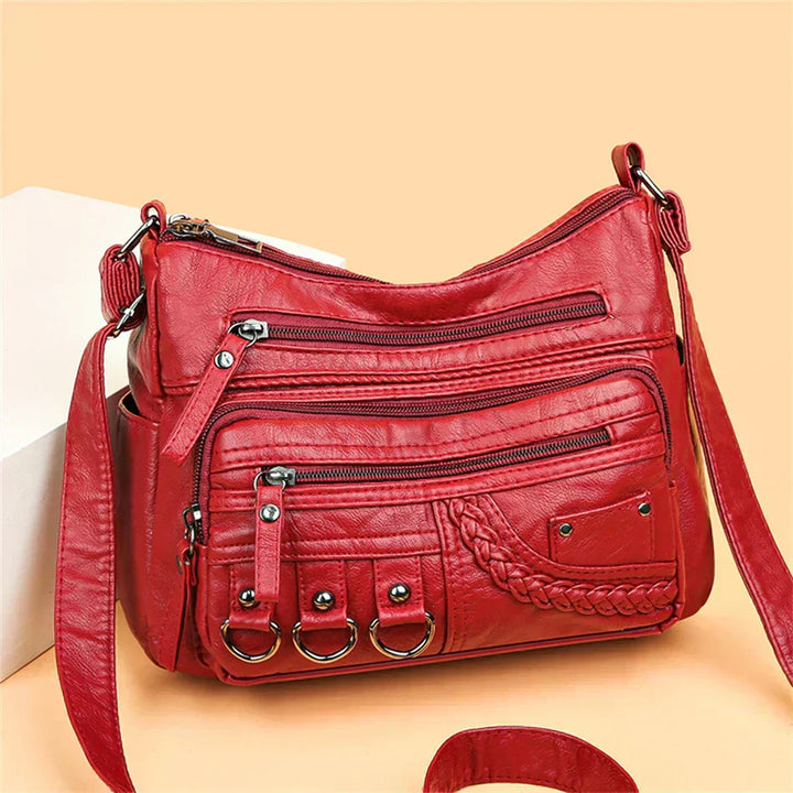 Lilith - Tidlös Multi-Lager Crossbody Väska