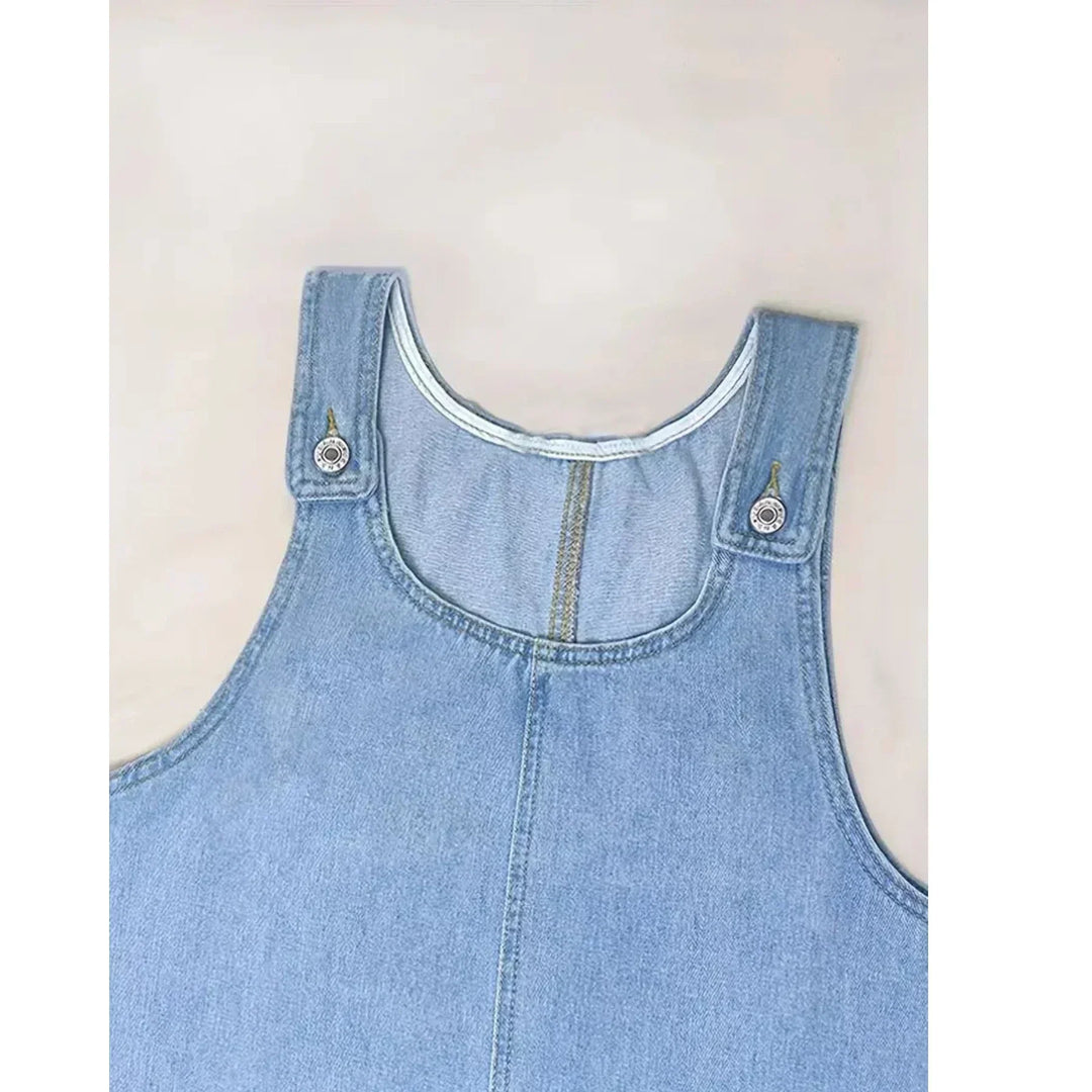 Emma Avslappnad Denimlook Klänning
