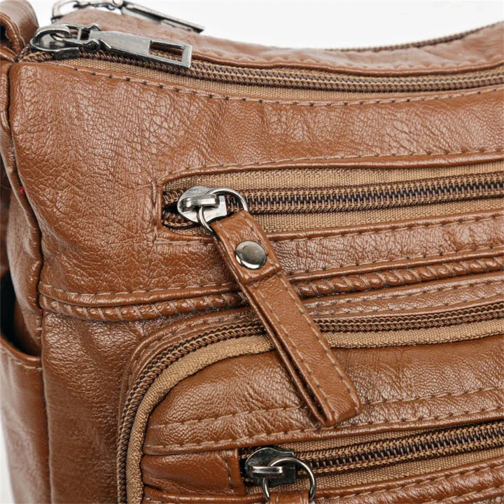 Lilith - Tidlös Multi-Lager Crossbody Väska