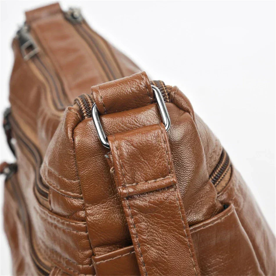 Lilith - Tidlös Multi-Lager Crossbody Väska