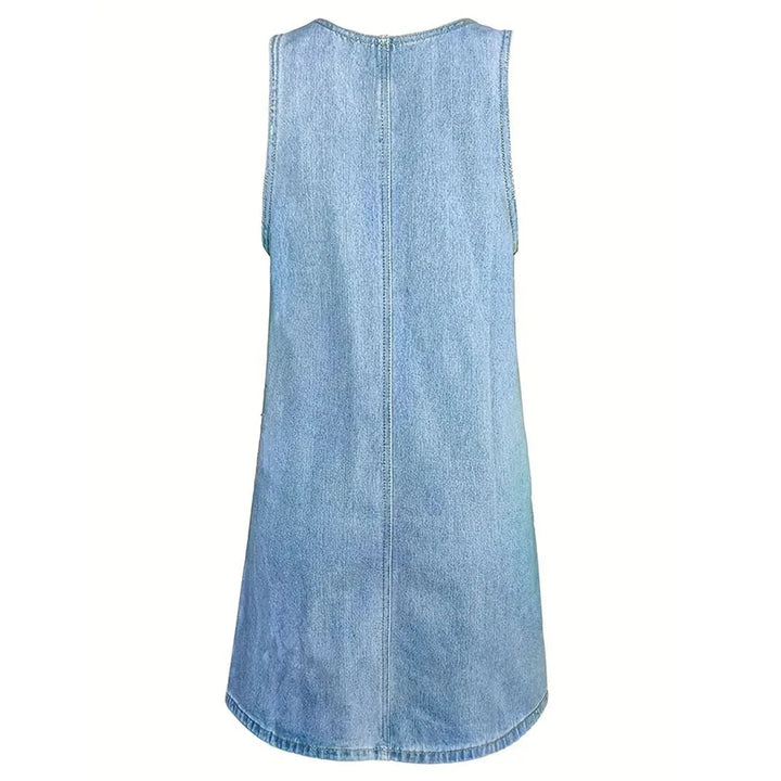 Emma Avslappnad Denimlook Klänning