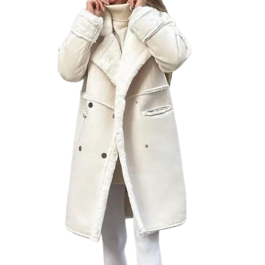 Margot | Varm Teddy Trench Coat