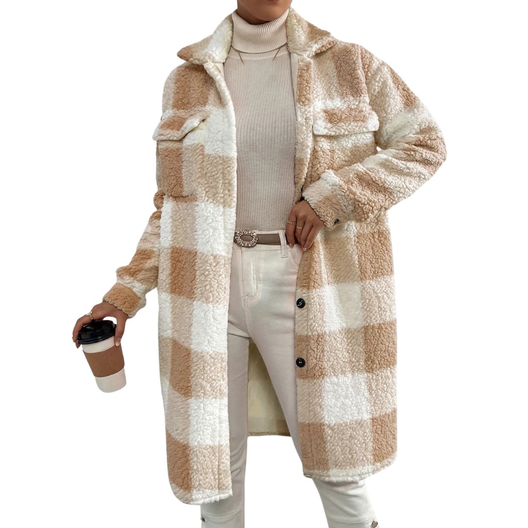 Emilia | Varm Fleece Överrock