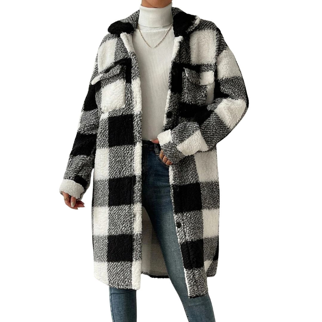 Emilia | Varm Fleece Överrock