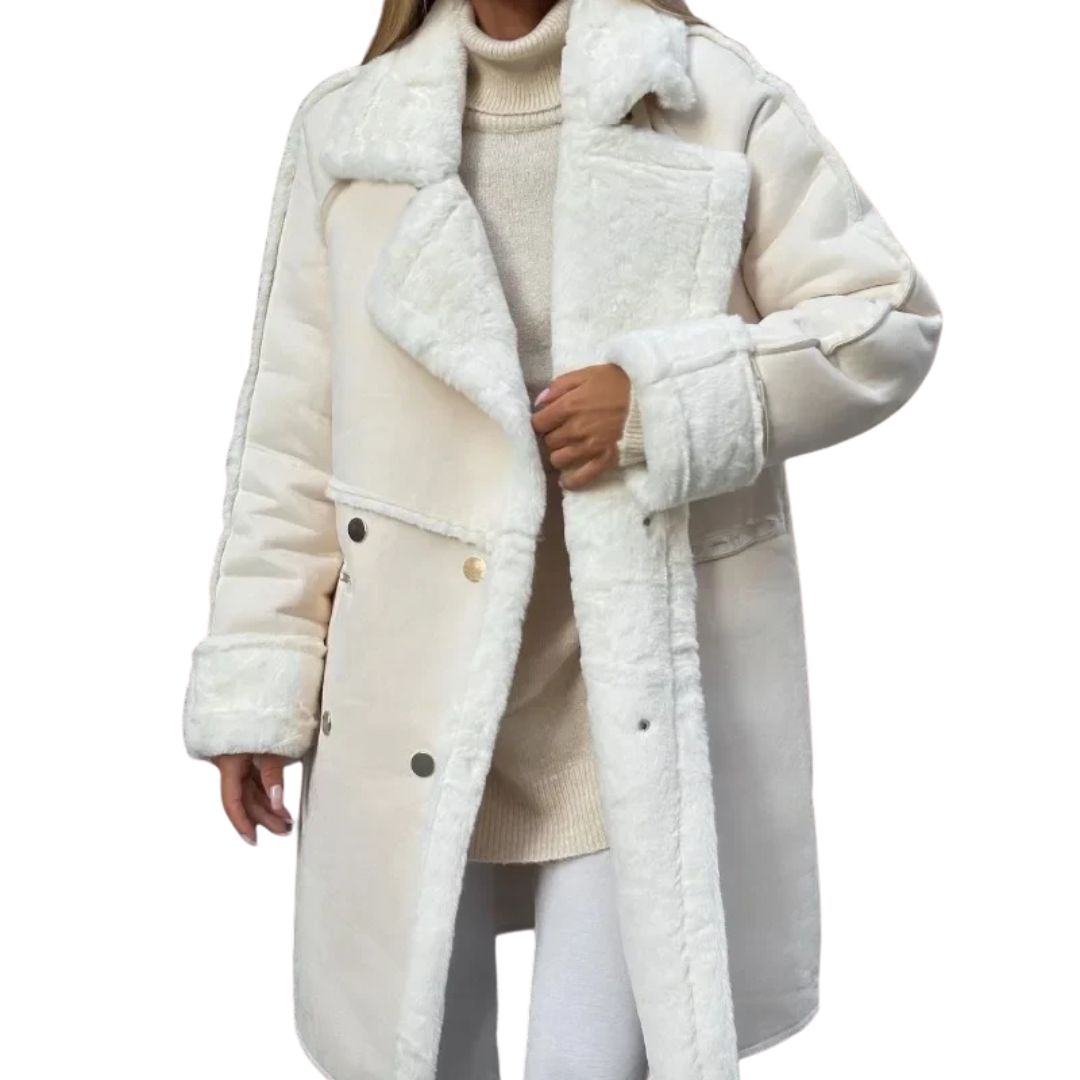 Margot | Varm Teddy Trench Coat