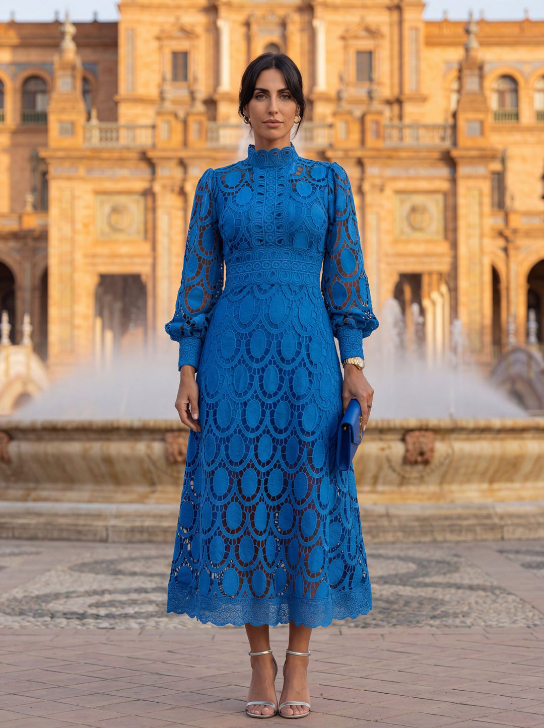 Carmona Elegant Sidenklänning – Maison Claire et Sylvie