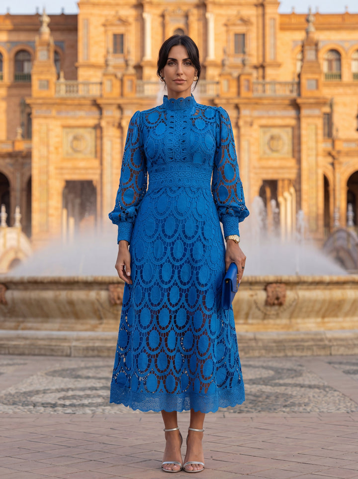 Carmona Elegant Sidenklänning – Maison Claire et Sylvie