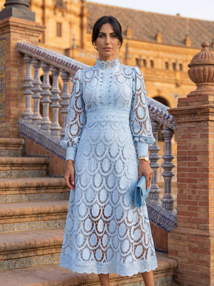Carmona Elegant Sidenklänning – Maison Claire et Sylvie