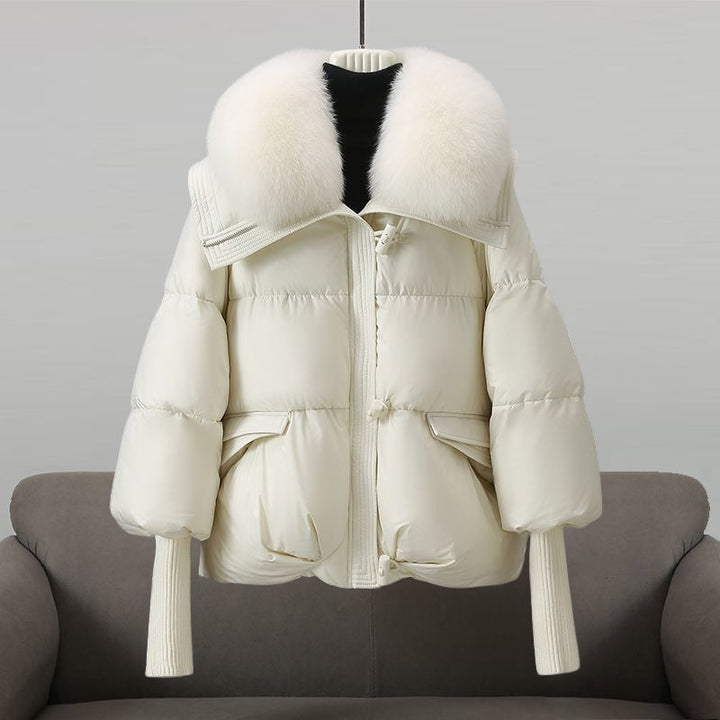 Laluna® Winter Donsjas med lyxig bontkrage