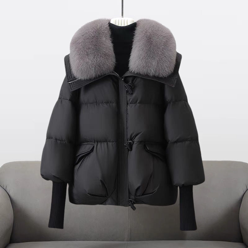 Laluna® Winter Donsjas med lyxig bontkrage