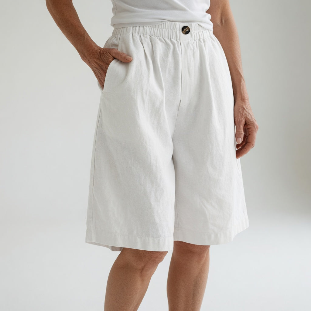 Wandeline™ | Vida Elastisk Midja Naturlig Sommarkomfort Shorts