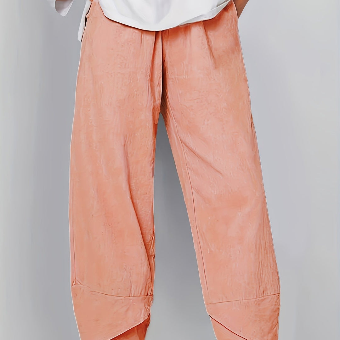 Glenda | Asymmetriska Cropade Byxor