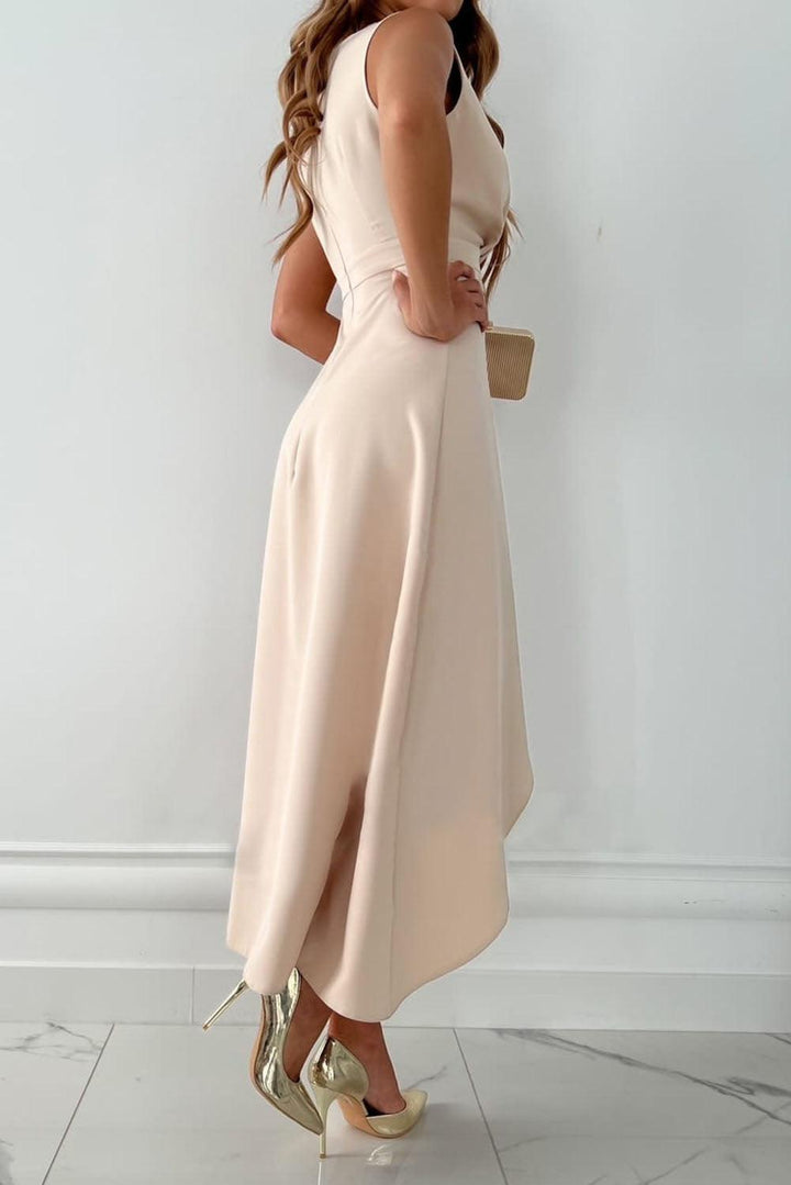 Isabella™ | Klänning med Rosa Mönster