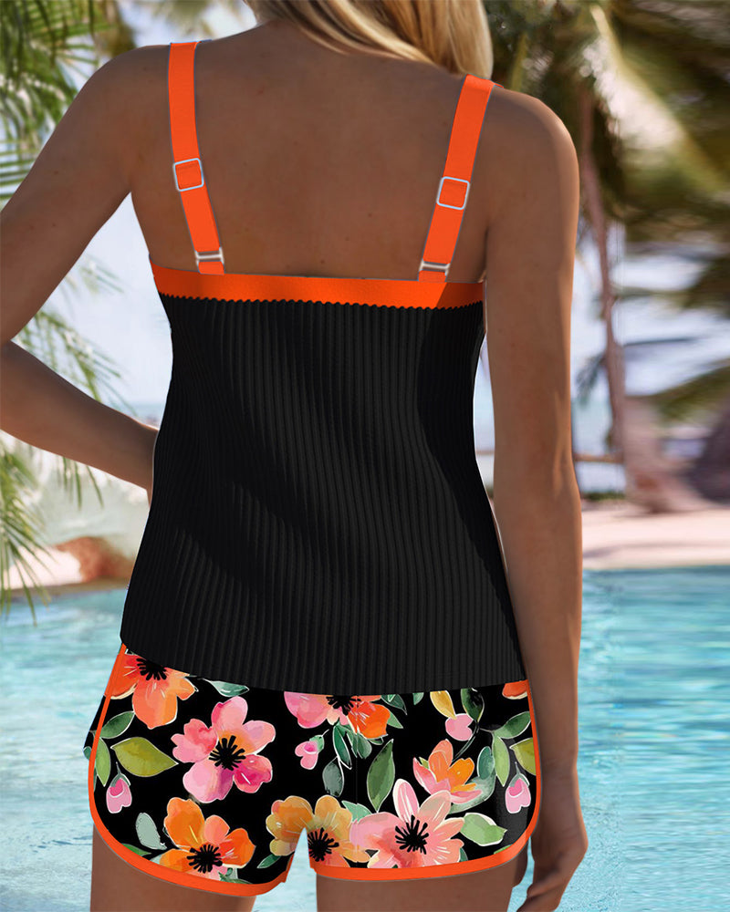 Matilda | Tvådelad Strand Tankini Byxor
