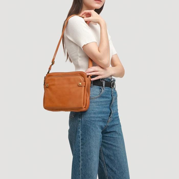 Jovie - Snygg tre-lagers crossbody-väska