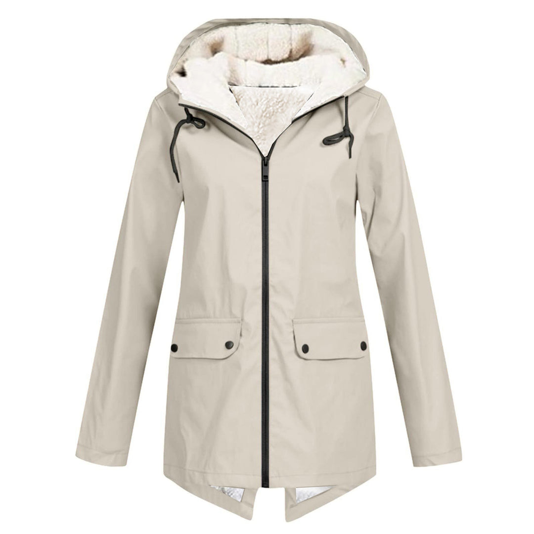 Laluna® jas med capuchon i elegant design, idealisk för alla väder