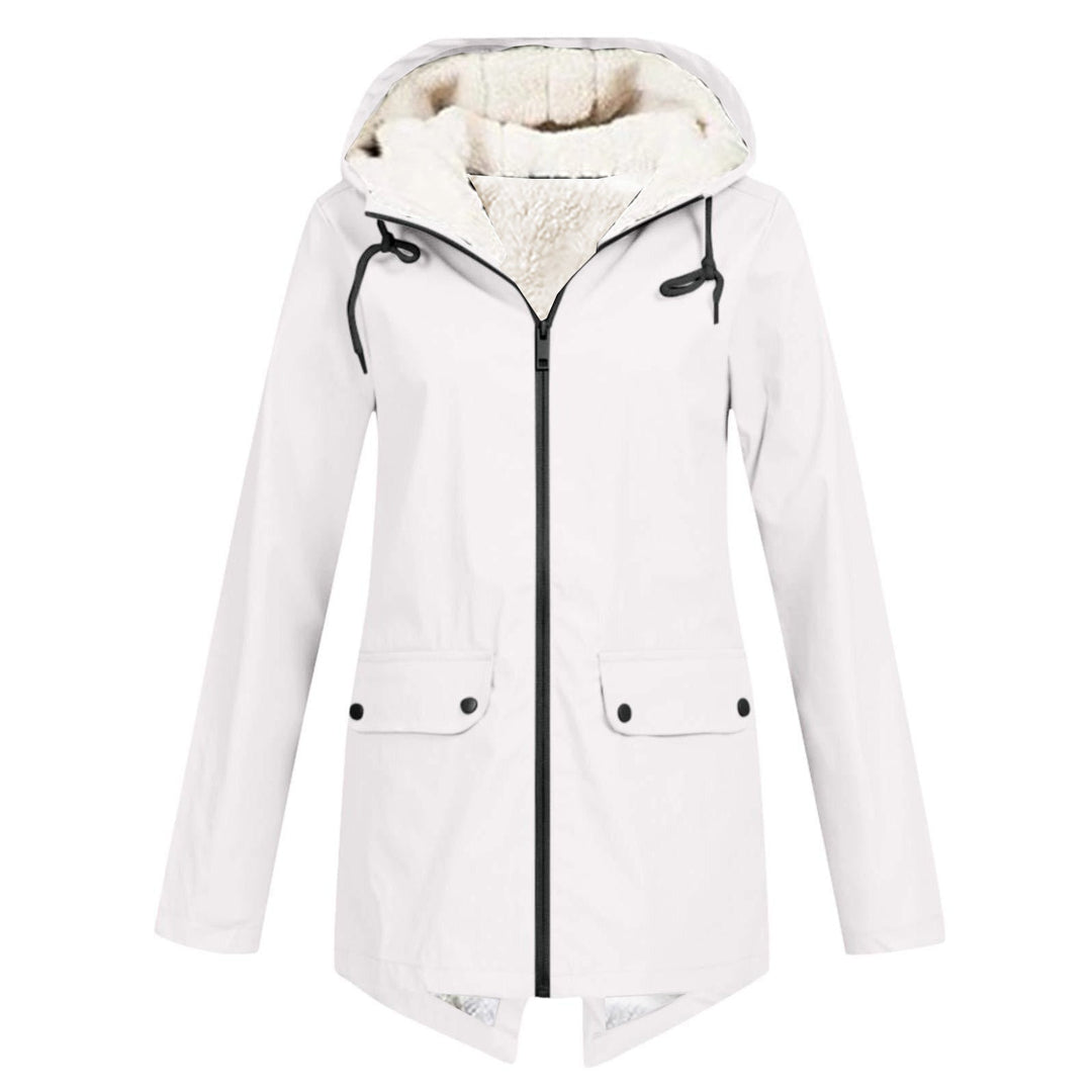 Laluna® jas med capuchon i elegant design, idealisk för alla väder
