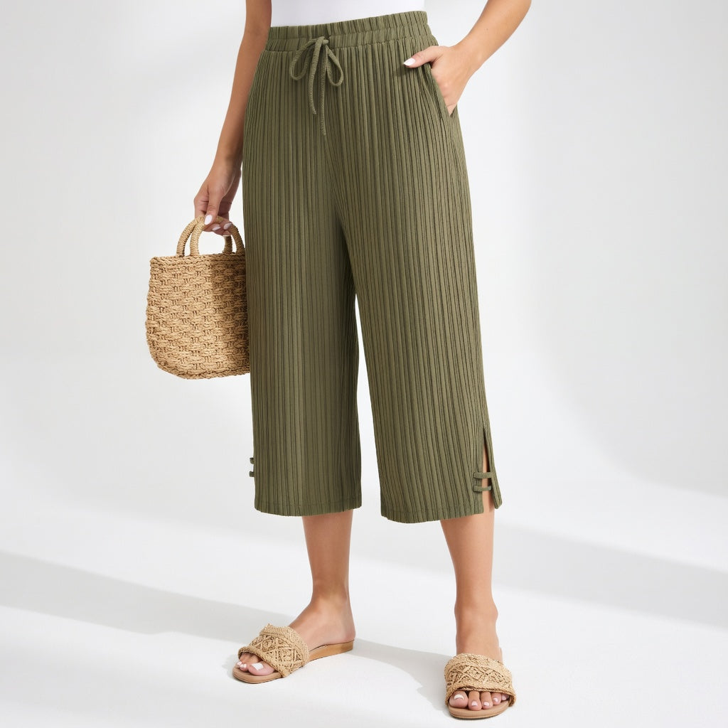 Lauréline™ | Elegant Bekväm Flytande Sommarbyxor