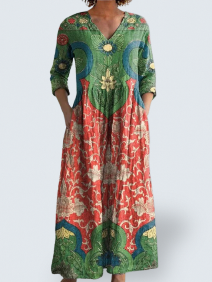 Arora | Vintage Blomsterklänning