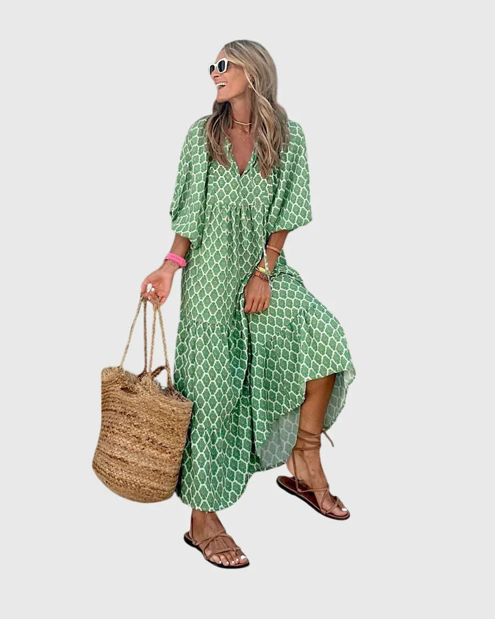 Sarah™ – Boho Maxiklänning