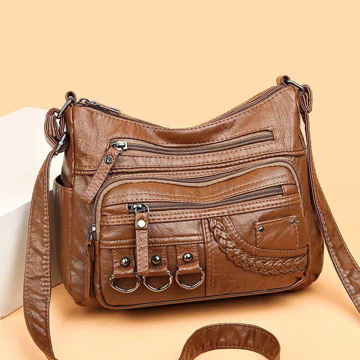 Lilith - Tidlös Multi-Lager Crossbody Väska